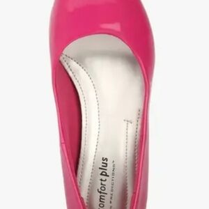 ComfortPlus By Predictiins Pink Patent Pump heel shoes Size 9 barely worn B4